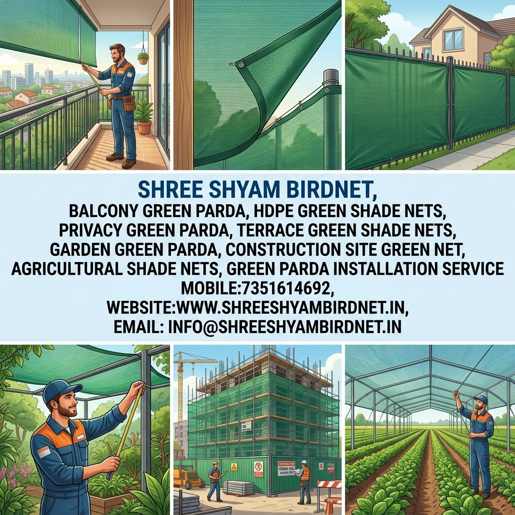HDPE Green Shade Nets