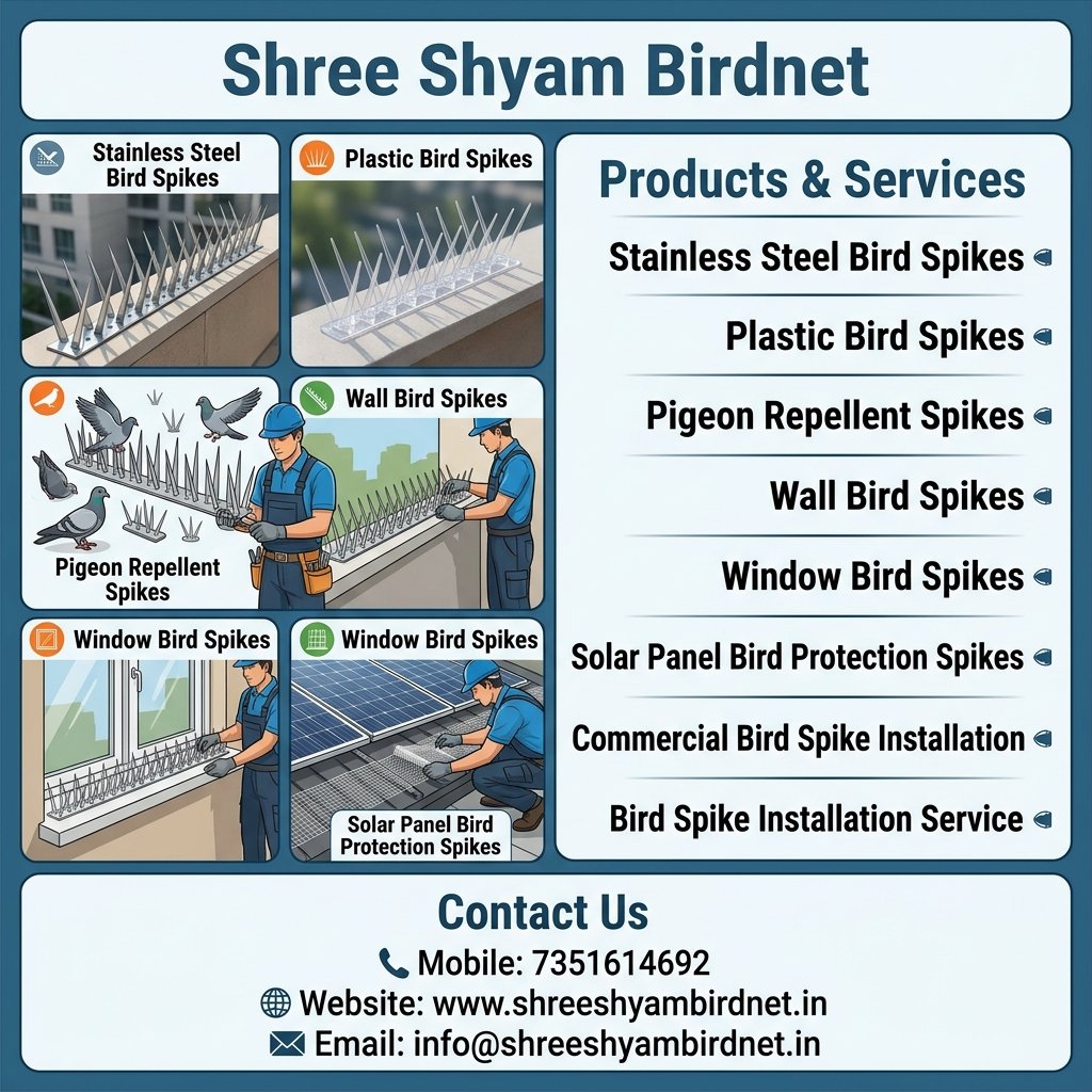 Bird Spike Installation Service
