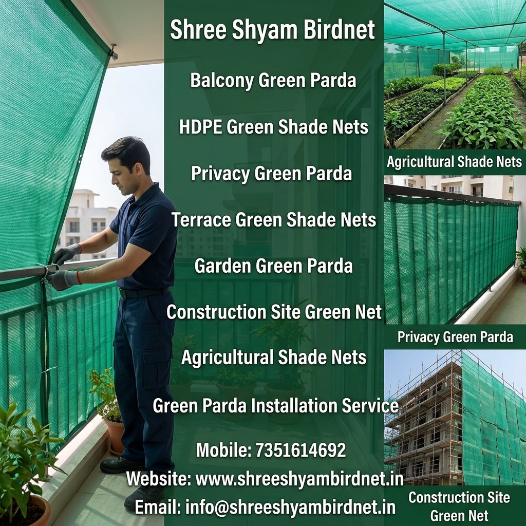 Terrace Green Shade Nets
